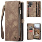 Solidenz Urban Wallet Samsung Galaxy S25 Ultra hoesje - Bruin
