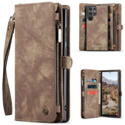 Solidenz Urban Wallet Samsung Galaxy S25 Ultra hoesje - Bruin