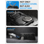 Armorbox iPhone 17e / 16e hoesje met screen protector – Zwart - 3