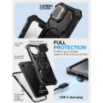 Armorbox iPhone 17e / 16e hoesje met screen protector – Zwart - 6