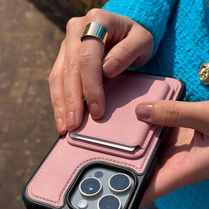 Solidenz MagSafe Wallet Backcover voor iPhone 15 Pro Max – Roze - 10
