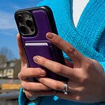 Solidenz MagSafe Wallet Backcover voor iPhone 15 – Paars - 11