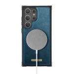Solidenz MagSafe Wallet Backcover voor Samsung Galaxy S24 Ultra – Blauw - 3