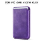 Solidenz MagSafe Wallet Backcover voor Samsung Galaxy S24 Ultra – Paars - 8