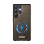 Solidenz MagSafe Wallet Backcover voor Samsung Galaxy S25 Ultra – Bruin - 4