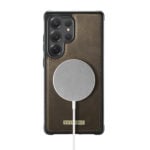 Solidenz MagSafe Wallet Backcover voor Samsung Galaxy S25 Ultra – Bruin - 5