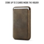 Solidenz MagSafe Wallet Backcover voor Samsung Galaxy S25 Ultra – Bruin - 8