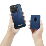 Solidenz MagSafe Wallet Backcover voor iPhone 15 Pro – Blauw - 9