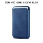 Solidenz MagSafe Wallet Backcover voor iPhone 15 Pro – Blauw - 6
