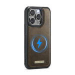 Solidenz MagSafe Wallet Backcover voor iPhone 15 Pro – Bruin - 3