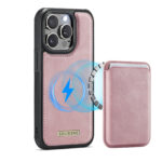 Solidenz MagSafe Wallet Backcover voor iPhone 15 Pro Max - Roze