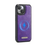 Solidenz MagSafe Wallet Backcover voor iPhone 15 – Paars - 3