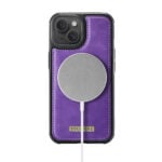 Solidenz MagSafe Wallet Backcover voor iPhone 15 – Paars - 5