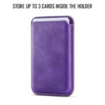 Solidenz MagSafe Wallet Backcover voor iPhone 15 – Paars - 6