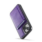Solidenz MagSafe Wallet Backcover voor iPhone 15 – Paars - 7