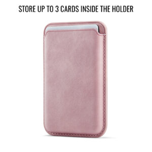 Solidenz MagSafe Wallet Backcover voor iPhone 15 Plus - Roze - 6