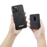 Solidenz MagSafe Wallet Backcover voor iPhone 15 – Zwart - 9