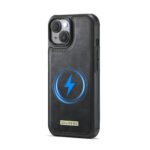 Solidenz MagSafe Wallet Backcover voor iPhone 15 – Zwart - 8