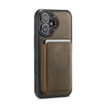 Solidenz MagSafe Wallet Backcover voor iPhone 16 – Bruin - 1