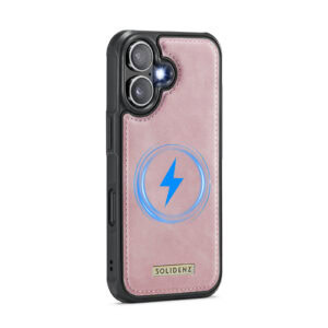 Solidenz MagSafe Wallet Backcover voor iPhone 16 Plus - Roze - 3