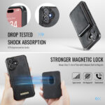 Solidenz MagSafe Wallet Backcover voor iPhone 16 Plus – Zwart - 4