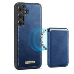 Solidenz Magnetisch Wallet Backcover voor Samsung Galaxy A36 - Blauw