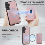 Solidenz Magnetisch Wallet Backcover voor Samsung Galaxy A55 – Roze - 5