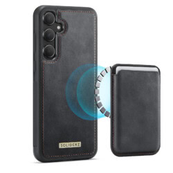 Solidenz Magnetisch Wallet Backcover voor Samsung Galaxy A36 - Zwart