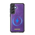 Solidenz MagSafe Wallet Backcover voor Samsung Galaxy S25 – Paars - 4