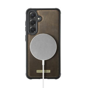 Solidenz MagSafe Wallet Backcover voor Samsung Galaxy S25 Plus - Bruin - 5