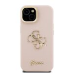 Guess 4G Logo met Camerastand functie iPhone 14 hoesje – Roze - 2