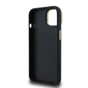 Guess 4G Logo met Camerastand functie iPhone 15 hoesje – Zwart - 5