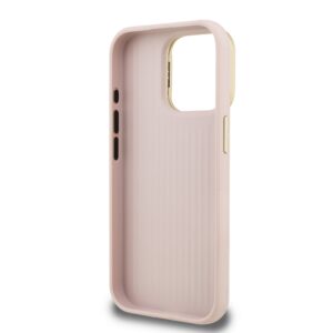 Guess 4G Logo met Camerastand functie iPhone 15 Pro Max hoesje – Roze - 5