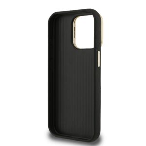 Guess 4G Logo met Camerastand functie iPhone 15 Pro Max hoesje – Zwart - 5