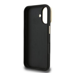 Guess 4G Logo met Camerastand functie iPhone 16 hoesje – Zwart - 5
