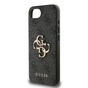 Guess Metal Logo iPhone 16e hoesje – Grijs - 4