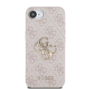 Guess Metal Logo iPhone 16e hoesje – Roze - 2