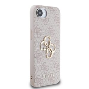 Guess Metal Logo iPhone 16e hoesje – Roze - 3