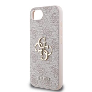 Guess Metal Logo iPhone 16e hoesje – Roze - 4