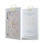 Guess Metal Logo iPhone 17e / 16e hoesje – Roze - 6