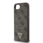 Guess Triangle Metal Logo met MagSafe iPhone 17e / 16e hoesje – Bruin - 4