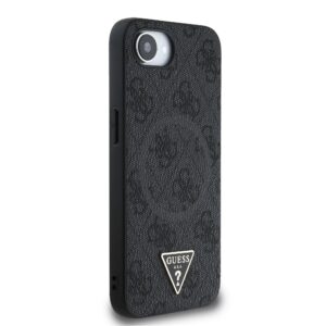Guess Triangle Metal Logo met MagSafe iPhone 16e hoesje – Zwart - 3