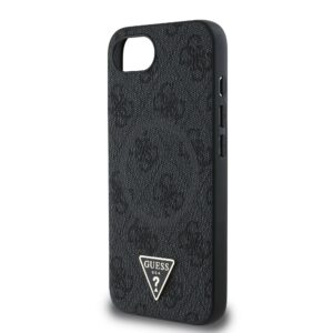 Guess Triangle Metal Logo met MagSafe iPhone 16e hoesje – Zwart - 4
