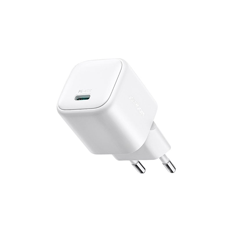 Joyroom 30W mini oplader – USB-C poort – Wit 1 Joyroom 30W mini oplader – USB-C poort – Wit 1