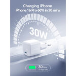 Joyroom 30W mini oplader – USB-C poort – Wit - 2