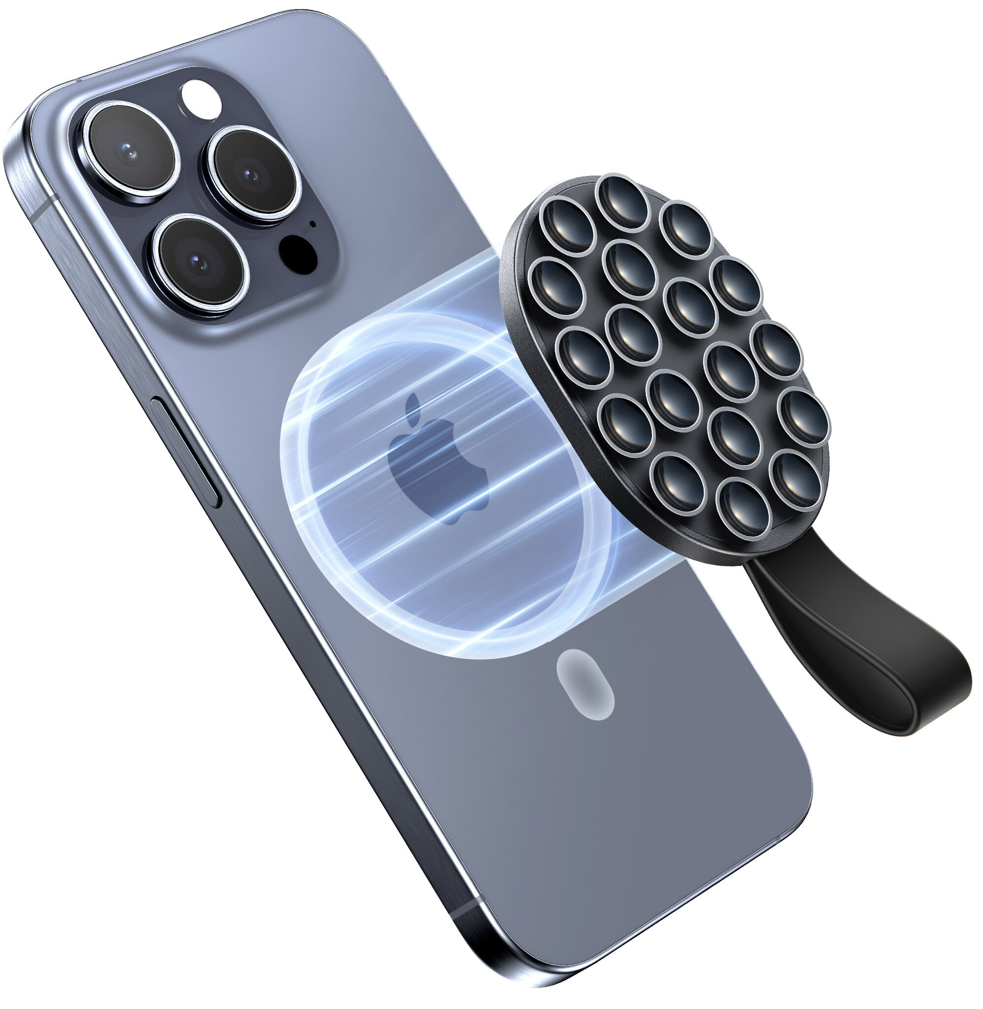 Joyroom Magnetische Zuignap Telefoonhouder voor universeel gebruik – Magsafe – Zwart 1
