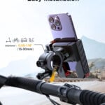 Joyroom Telefoonhouder voor aan het Fietsstuur – Zwart - 2