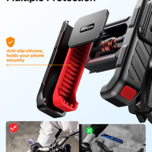 Joyroom Telefoonhouder voor aan het Fietsstuur – Zwart - 4