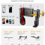 Joyroom Telefoonhouder voor aan het Fietsstuur – Zwart - 5