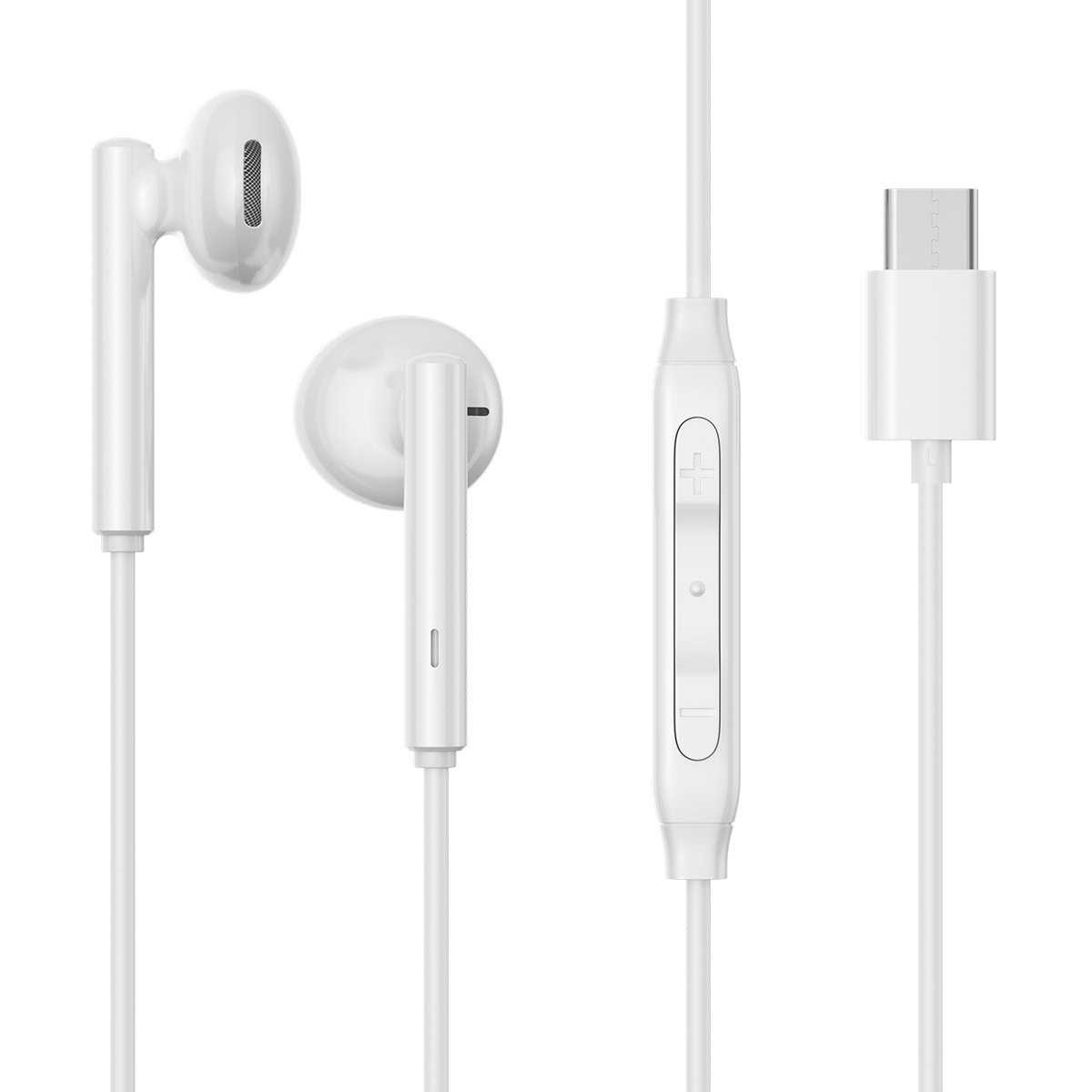 Joyroom Type-C Half In-Ear Oordopjes – Wit 1